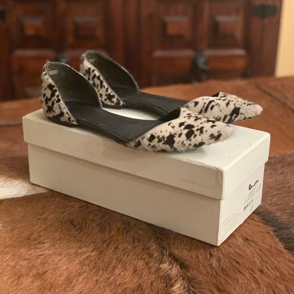 3.1 Phillip Lim Cow Hair Devon D'Orsey Flat - Picture 3 of 6
